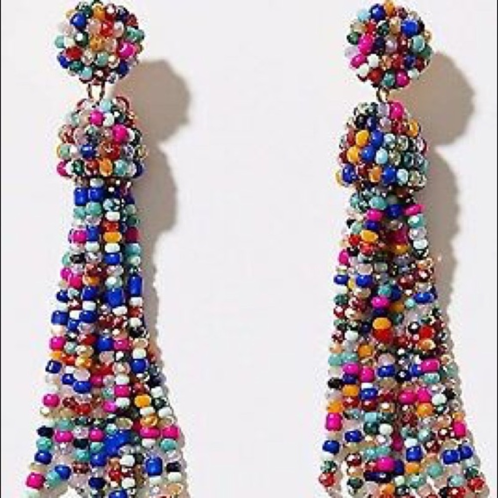 LOFT Multicolor Beaded Earrings